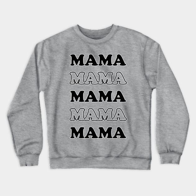 Mama. Pregnancy announcement new baby. Perfect present for mom mother dad father friend him or her Crewneck Sweatshirt by SerenityByAlex